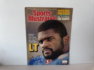 Sports Illustrated Jan. 26th 1987 Lawrence Taylor Autograph Jsa Cert. - Picture 1 of 1