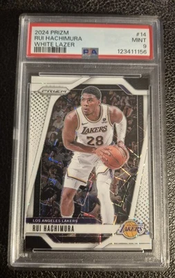 2024 Panini Prizm- Rui Hachimura #14 White Lazer /275 - Image 1 of 2
