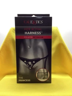 Her Arnés Real La Princesa Negro - Arnés con Correa para Mujer Foto 1 de 2