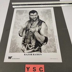 WWF Razor Ramon Original Promo 1993 P-150 foto con licenza 8x10 - WWE Scott Hall - Foto 1 di 6
