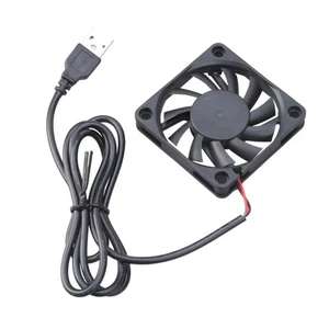 Ventilateur de refroidissement sans balai 60 mm 5 V USB boîtier de refroidissement à faible bruit ventilateur pièce de rechange - Photo 1/8