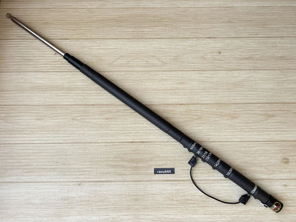 Comet HFJ-350M HF-50MHz Band 9-Band Base Loading Type Rod Antenna Black - Image 1 of 4