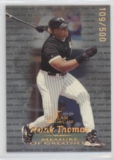 1999 Flair Showcase Measure of Greatness /500 Frank Thomas #15MG HOF