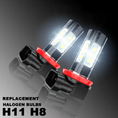 Bombilla antiniebla LED H11 alta potencia 30W 6000K BLANCA para Acura MDX 2007-2013 Foto 1 de 4