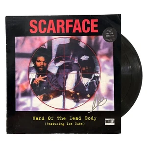 SCARFACE RAPPER SIGNED ICE CUBE VINYL RECORD ALBUM LP GETO BOYS HAND OF THE DEAD - Picture 1 of 3