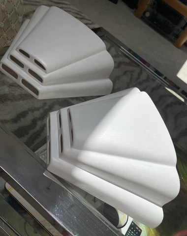 VTG SET OF 2 MCM White Bisque Wall Sconce Wall Light Incandescent Fixture USA Cover