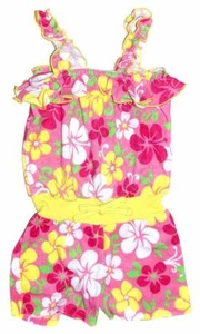 St. Eve Girl's Beach Terry Cover-Up Sunderss or Romper 3T 4T 6-6X 7 (e166) - Picture 1 of 4