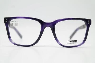 Brille rocco by RODENSTOCK RR 423 Violett Silber Oval Brillengestell Neu