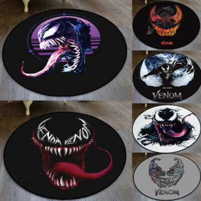 Venom Circle Carpet Floor Mat Home Decor Area Rugs Round Carpet Multi-function  - Image 1 of 4
