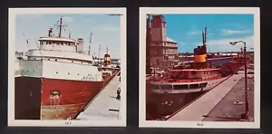 Due foto istantanee 1972 di serrature nave riserva soo Sault Ste Marie Michi - Foto 1 di 3