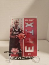 2014-15 Totally Certified Epix Memorabilia Red Play 102/199 Kevin Garnett NETS 