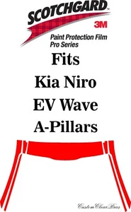 3M Scothgard Paint Protection Film Pro Series Fits 2023 2024 Kia Niro EV Wave - Picture 1 of 3