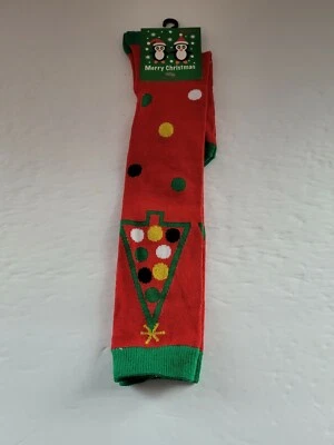 ¡NUEVO! Calcetines hasta la rodilla diseño Navidad talla 9-11 "Árbol de vacaciones"/ ¡Envío gratis! Foto 1 de 3