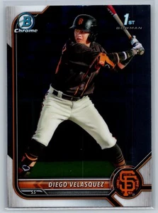 2022 Bowman #BCP-110 Diego Velasquez Chrome Prospects - Picture 1 of 2