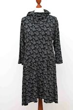 Women's The MASAI Clothing Company Black Layered Dress with Floral Pattern...