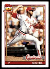 1991 Topps Ken Hill St. Louis Cardinals #591