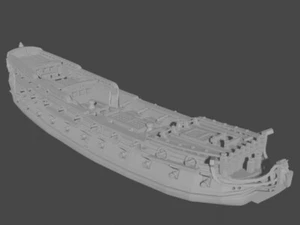 Fragata inglesa 1/700 "HMS Mordaunt" (Miniaturas Turner) - Imagen 1 de 2