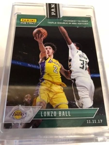 2017 17-18 PANINI INSTANT GREEN #36 LONZO BALL L.A. LAKERS RC ROOKIE CARD #1/10 - Picture 1 of 2