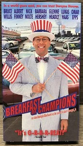 BREAKFAST OF CHAMPIONS (VHS 2000) Bruce Willis, Barbara Hershey, Nick Nolte OOP - Foto 1 di 4