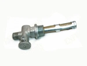 1/4 " X 3/8 " Carburant Robinet Piston Type Pour Norton BSA Ajs Triumph ECS - Photo 1/6