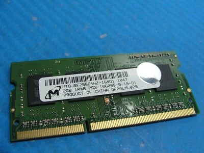 HP 8440p Micron SO-DIMM RAM Memory 2GB PC3-10600S MT8JSF25664HZ-1G4D1 - Image 1 of 4