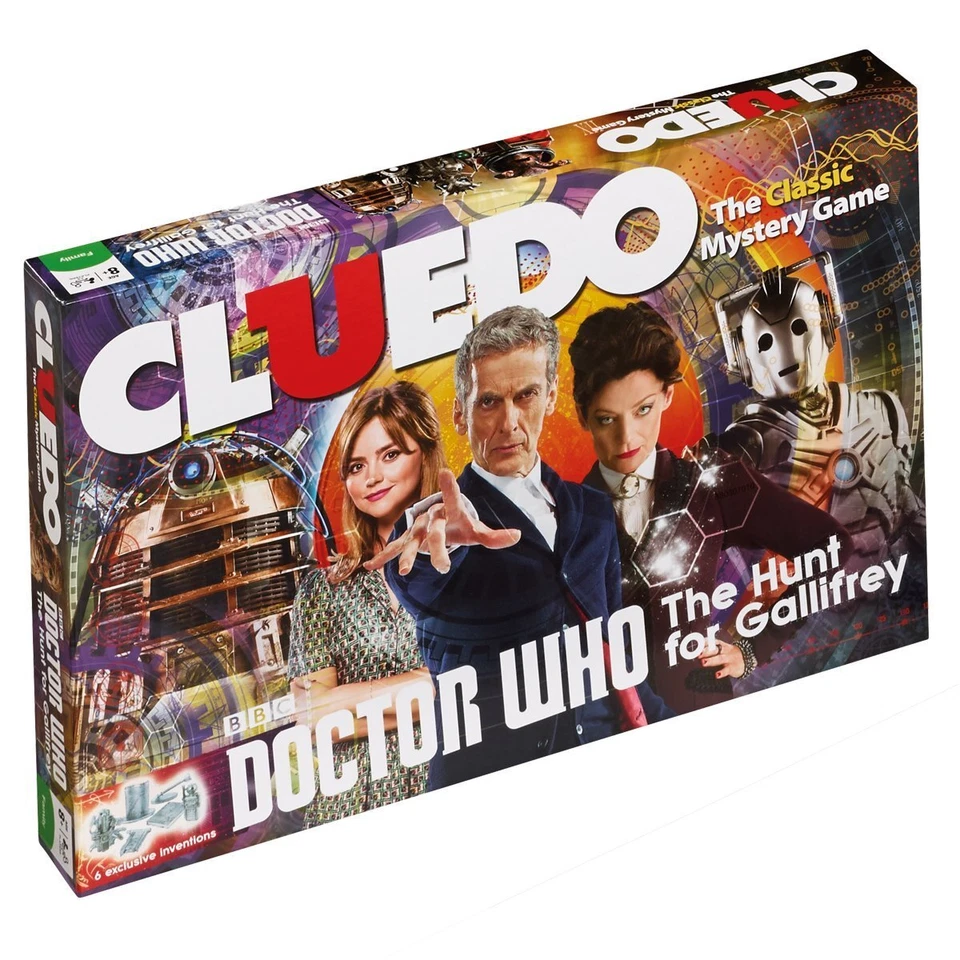 Board Game Cluedo Doctor Who The Hunt for Gallifrey Winning Moves