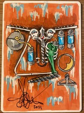 MTG ARTIST PROOF Portuguese Icy Manipulator AP Sketch Art WEBER Magic