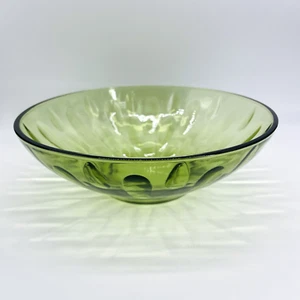 VINTAGE MCM DEKORATIVE AVOCADO GRÜNES GLAS PARTY SNACKCHIPS SERVIERSCHALE - Bild 1 von 11