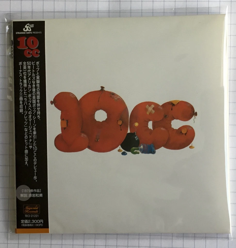 10CC - 10CC + 3 BONUS REMASTERED JAPAN MINI LP CD NEU RAR! TECI-21221 - Bild 1 von 1