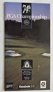 Golf St Louis 1992 74th PGA Championship Bellerive Course Map Guide John Daly - Bild 1 von 3