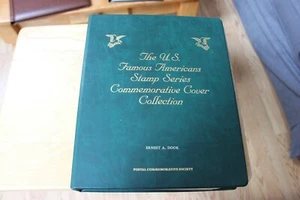 Los EE. UU. Famosos Americans Stamp Series/Colección de Cubierta Conmemorativa 51 Estampillas - Imagen 1 de 8