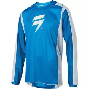 SHIFT MX WEISSES ETIKETT MOTOCROSS FAHRRAD TRIKOT WHIT3 ETIKETT - BLAU/WEISS - Bild 1 von 4