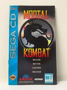 *Manual Only* Mortal Kombat Sega CD Combat Street Fighter Game *Replacement* OEM - Picture 1 of 10