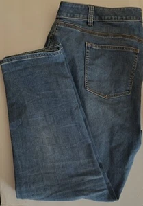 Talbots Woman FLAWLESS FIVE-POCKET Boyfriend JEANS 18W Blue Denim Pants - Picture 1 of 2