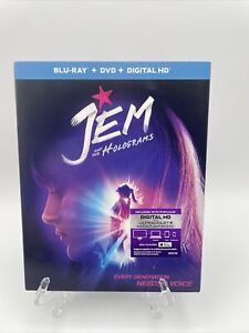 Jem and the Holograms (2015) Blu-ray and DVD with Slipcover Brand New Sealed