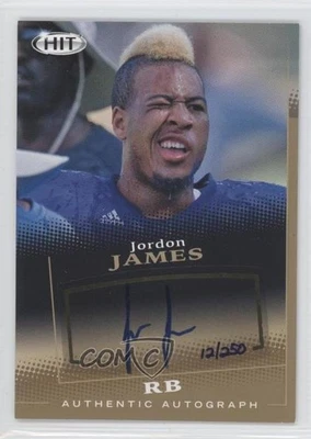 2015 Sage Hit Auto Gold /250 Jordon James #A116 Auto - Image 1 of 2