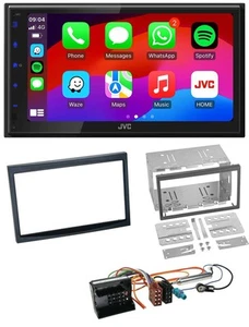 JVC Bluetooth USB MP3 2DIN DAB Autoradio für Peugeot 207 307 Expert Partner schw - Bild 1 von 9