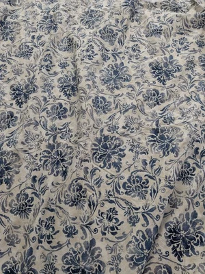 Edredón Chaps Ralph Lauren Bluff Point Completo/Queen Azul y Blanco Reversible Rayas Foto 1 de 4