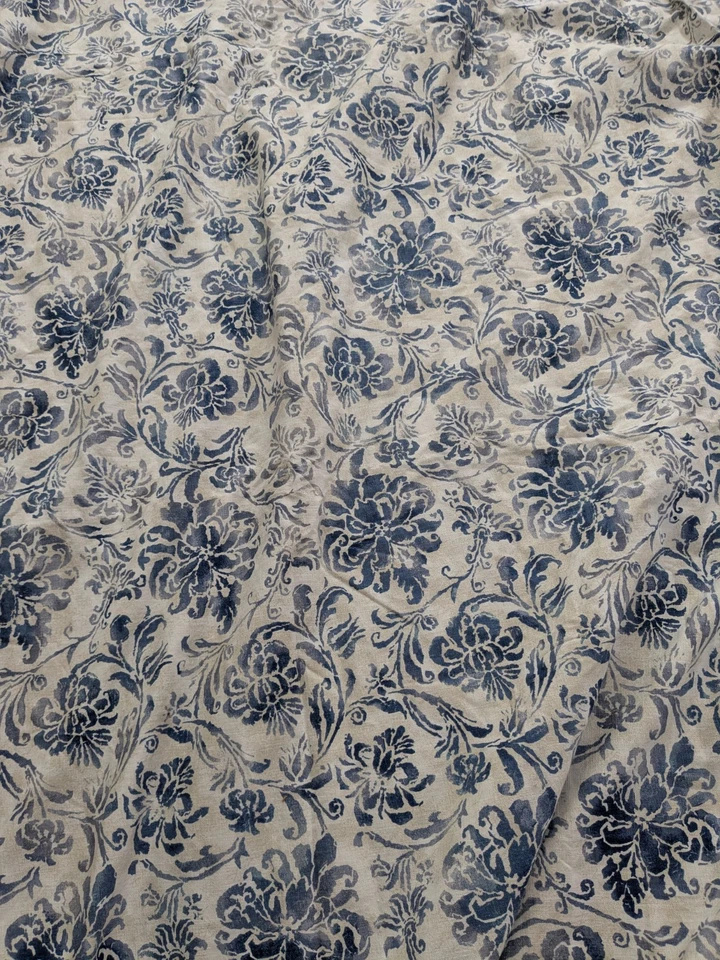 Chaps Ralph Lauren Bluff Point Full/Queen Duvet Blue & White Reversible Stripe - Image 1 of 4