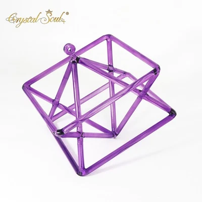Crystal Soul Purple Merkaba Yoga Meditation Percussion Instruments Customizable - Image 1 of 4