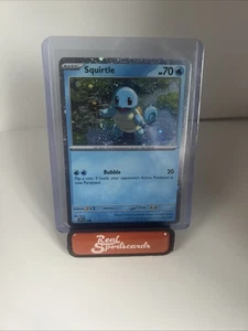 Pokémon TCG Karte Squirtle 151 Black Star Promo 048 Kosmos Holo !! NM - Bild 1 von 2