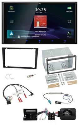 JVC USB Bluetooth 2DIN DAB Lenkrad Autoradio für Opel Corsa C Tigra Vectra C cha - Bild 1 von 4