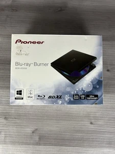 Pioneer BDR-XD05B 6X Slim Portable USB 3.0 Blu-Ray Burner Black BDXL ~~~~ READ - Photo 1/8