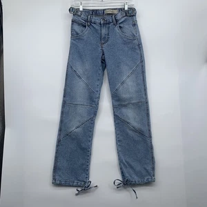Love Trends blue jeans eco-friendly denim size 5 juniors Unique 90s Y2K - Picture 1 of 14