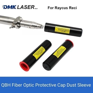Dust Cap QBH Protective Cap Cutter Interface Black Tube Sleeve for Raycus Reci - Picture 1 of 8