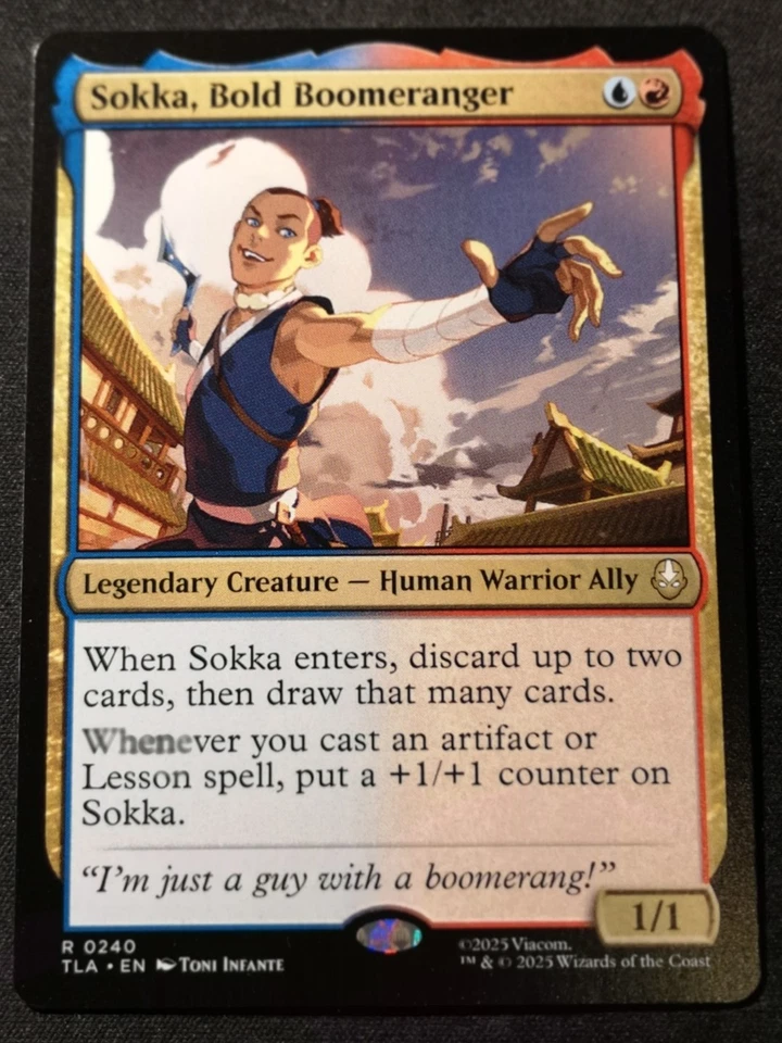 Sokka, Bold Boomeranger - TLA - MTG - EN - NM - 0240 - Image 1 of 1