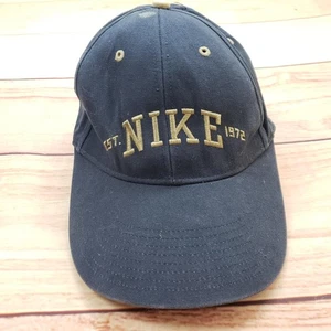 Nike Mütze Kappe Riemen hinten Herren Einheitsgröße marineblau EST 1972 gesticktes Logo Baumwolle - Bild 1 von 9