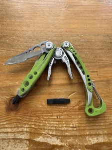 Leatherman Skeletool Stainless Steel Multi-Tools - Green Retired/rare - Picture 1 of 16