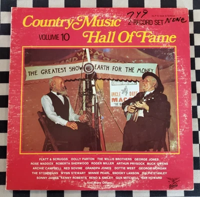 Country Music Hall Of Fame Vol. 10 2xLP by Various Artists vinyl 1970 VG+ - Image 1 of 4