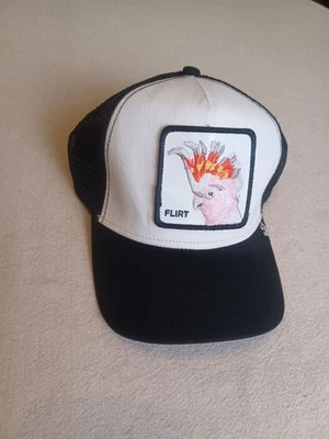 Raro Sombrero de Camionero Goorin Bros The Farm Malla - Big Flirt Ajustable Snapback  Foto 1 de 4